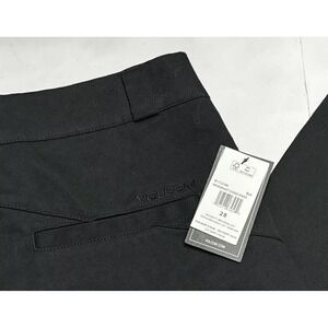 NWT Volcom‎ Women's Whawhat Chino Wide Leg Boyfriend Fit Pants Sz 28 CROP